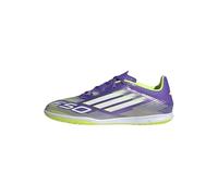 adidas Mixte F50 Club Indoor Football Boots Chaussures, Purple Rush/FTWR White/Lucid Lemon, 45 1/3 EU