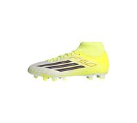 adidas Mixte F50 Club Mid Cut Firm Ground/Multi Ground Football Boots, Team Solar Yellow 2/Core Black/Lucid Red, 42 EU