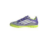 adidas Mixte F50 Club Turf Football Boots Chaussures, Purple Rush/Cloud White/Lucid Lemon, 47 1/3 EU
