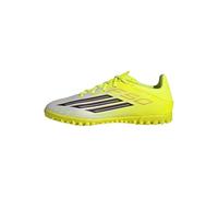 adidas Mixte F50 Club Turf Football Shoes, Team Solar Yellow 2/Core Black/Lucid Red, 40 EU
