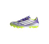 adidas Mixte F50 League Artificial Ground Football Boots Chaussures, Purple Rush/Cloud White/Lucid Lemon, 40 EU