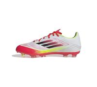 adidas Mixte F50 League Football Boots FG/MG Chaussures, Cloud White/Core Black/Solar Yellow, 45 1/3 EU