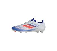 Adidas Mixte F50 League Football Boots Firm Ground, Cloud White/Solar Red/Lucid Blue, 44 2/3 EU