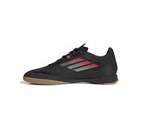 adidas Mixte F50 League Football Boots Indoor Chaussures, Core Black/Iron met./Lucid Red, 42 2/3 EU