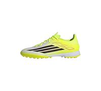 adidas Mixte F50 League Turf Football Shoes, Team Solar Yellow 2/Core Black/Lucid Red, 43 1/3 EU