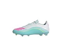 adidas Mixte F50 Messi League Firm Ground/Multi Ground Football Boots, FTWR White/Lucid Pink/Flash Aqua, 40 2/3 EU