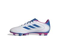 adidas Mixte Goletto IX Firm Multi Ground Chaussure de Football, Blanc Bleu Roi Rose Team Shock, 49 1/3 EU