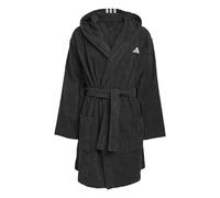 adidas Mixte Hooded Bathrobe, Black, M