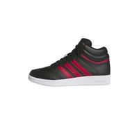 adidas Mixte Hoops 4.0 Mid Shoes, Core Black/Team Victory Red/FTWR White, 45 1/3 EU