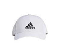 adidas Mixte LIGHTWEIGHT EMBROIDERED BASEBALL CAP, White / White / Black, S
