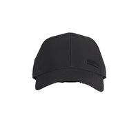 adidas Mixte Lightweight Metal Badge Baseball Cap, Black / Black / Black, M