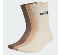 adidas Mixte Linear Crew Cushioned Socks 3 Pairs, WONDERWHI/MAGBEI/EARSTR, 42-45