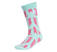 adidas Mixte LIONEL MESSI PRINT SOCK 3 PAIR PACK, semi flash aqua/white/white, 37-40