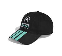 adidas Mixte Mercedes -Amg Petronas Formula 1 Team DNA 3 Stripes Cap, Black, S-M