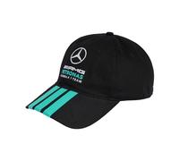 adidas Mixte Mercedes -Amg Petronas Formula 1 Team DNA 3 Stripes Cap, Black, XS-S