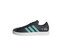 adidas Mixte Mercedes - AMG Petronas Formula One Team VL Court Base Shoes, Core Black/Semi Mint Rush/FTWR White, 43 1/3 EU