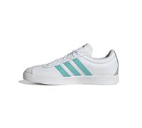 adidas Mixte Mercedes - AMG Petronas Formula One Team VL Court Base Shoes, FTWR White/Semi Mint Rush/Core Black, 40 EU