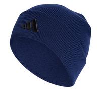 adidas Mixte New Logo Beanie Cuff Hat, Dark Blue/Black, M-L