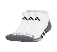 adidas Mixte Performance Climacool Cushioned Low 3P Socks, White/Black, 6-7 Years