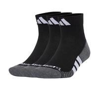 adidas Mixte PERFORMANCE CLIMACOOL CUSHIONED QRT 3P, Black/White, 11-12.5