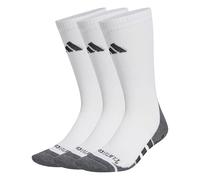 adidas Mixte PERFORMANCE GRIP CLIMACOOL CUSHIONED CREW 3P, White/Dark Grey Heather/Black, 6.5-8