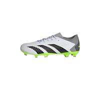 adidas Mixte Predator Accuracy.3 Firm Ground Boots, Cloud White/Core Black/Lucid Lemon, 46 EU