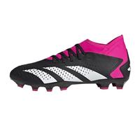 ADIDAS Mixte Predator Accuracy.3 Firm Ground Boots, Core Black/Cloud White/Shock Pink, 44 2/3 EU