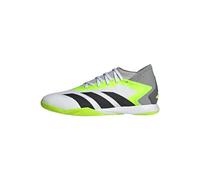 adidas Mixte Predator Accuracy.3 Indoor Boots Chaussures de Football, Cloud White/Core Black/Lucid Lemon, 43 1/3 EU