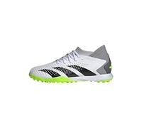 adidas Mixte Predator Accuracy.3 Turf Boots Chaussures de Football, Cloud White/Core Black/Lucid Lemon, 40 2/3 EU