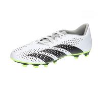 adidas Mixte Predator Accuracy.4 FxG Football Shoes (Firm Ground), FTWR White/Core Black/Lucid Lemon, 42 EU