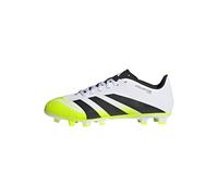 Adidas Mixte Predator Club Firm Ground/Multi Ground Football Boots, Cloud White/Core Black/Lucid Lemon, 45 1/3 EU
