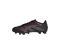 adidas Mixte Predator Club Firm Ground/Multi Ground Football Boots, Core Black/Grey Four/Lucid Red, 46 EU