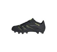 adidas Mixte Predator Club Firm Multi Ground Football Boots Chaussures, Core Black/Carbon/Lucid Lemon, 42 2/3 EU