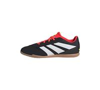adidas Mixte Predator Club Indoor Sala Football Boots Chaussures, Core Black/Cloud White/Solar Red, 39 1/3 EU