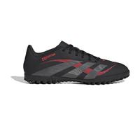 adidas Mixte Predator Club Turf Football Boots Chaussures, Core Black/Grey Four/Lucid Red, 46 EU