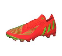 Adidas Mixte Predator Edge.1 L AG Sneaker, Red/Team Solar Green/Core Black, Fraction_42_and_2_Thirds EU
