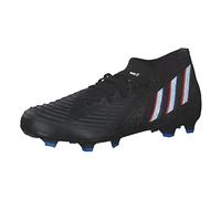 Adidas Mixte Predator Edge.2 FG Sneaker, Core Black/FTWR White/Vivid Red, Fraction_41_and_1_Third EU