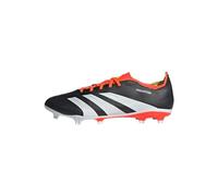 adidas Mixte Predator League Firm Ground Football Boots Chaussures, Core Black/Cloud White/Solar Red, 48 EU