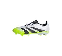 adidas Mixte Predator League Firm Ground/Multi Ground Football Boots, Cloud White/Core Black/Lucid Lemon, 42 2/3 EU