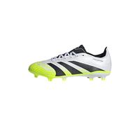 adidas Mixte Predator League Firm Multi Ground Football Boots Chaussures, Cloud White/Core Black/Lucid Lemon, 46 2/3 EU
