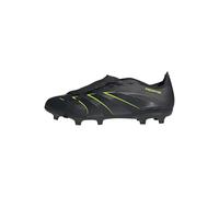 adidas Mixte Predator League Fold-Over Tongue Firm Multi Ground Football Boots Chaussures, Core Black/Carbon/Lucid Lemon, 44 2/3 EU