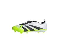 adidas Mixte Predator League Fold-Over Tongue Firm Multi Ground Football Boots Chaussures, Cloud White/Core Black/Lucid Lemon, 40 2/3 EU