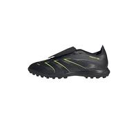 Adidas Mixte Predator League Fold-Over Tongue Turf Football Boots, Core Black/Carbon/Lucid Lemon, 40 EU