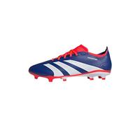 adidas Mixte Predator League Football Boots Firm Ground Chaussures, Lucid Blue/Cloud White/Solar Red, 41 1/3 EU
