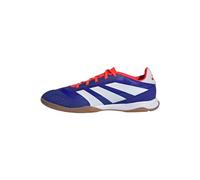 adidas Mixte Predator League Football Boots Indoor Chaussures, Lucid Blue/Cloud White/Solar Red, 43 1/3 EU