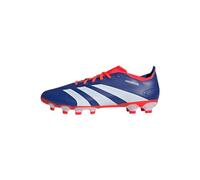 adidas Mixte Predator League Football Boots Multiground, Lucid Blue/Cloud White/Solar Red, 45 1/3 EU