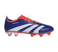 adidas Mixte Predator League Football Boots Soft Ground Chaussures, Lucid Blue/Cloud White/Solar Red, 47 1/3 EU