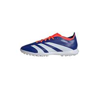 adidas Mixte Predator League Football Boots Turf Chaussures, Lucid Blue/Cloud White/Solar Red, 43 1/3 EU