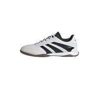 adidas Mixte Predator League Indoor Football Boots, Cloud White/Core Black/Lucid Lemon, 46 EU