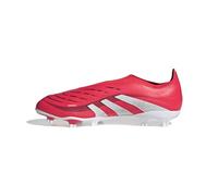 adidas Mixte Predator League Laceless Firm Ground/Multi Ground Football Boot, Lucid Red/Cloud White/Core Black, 46 2/3 EU